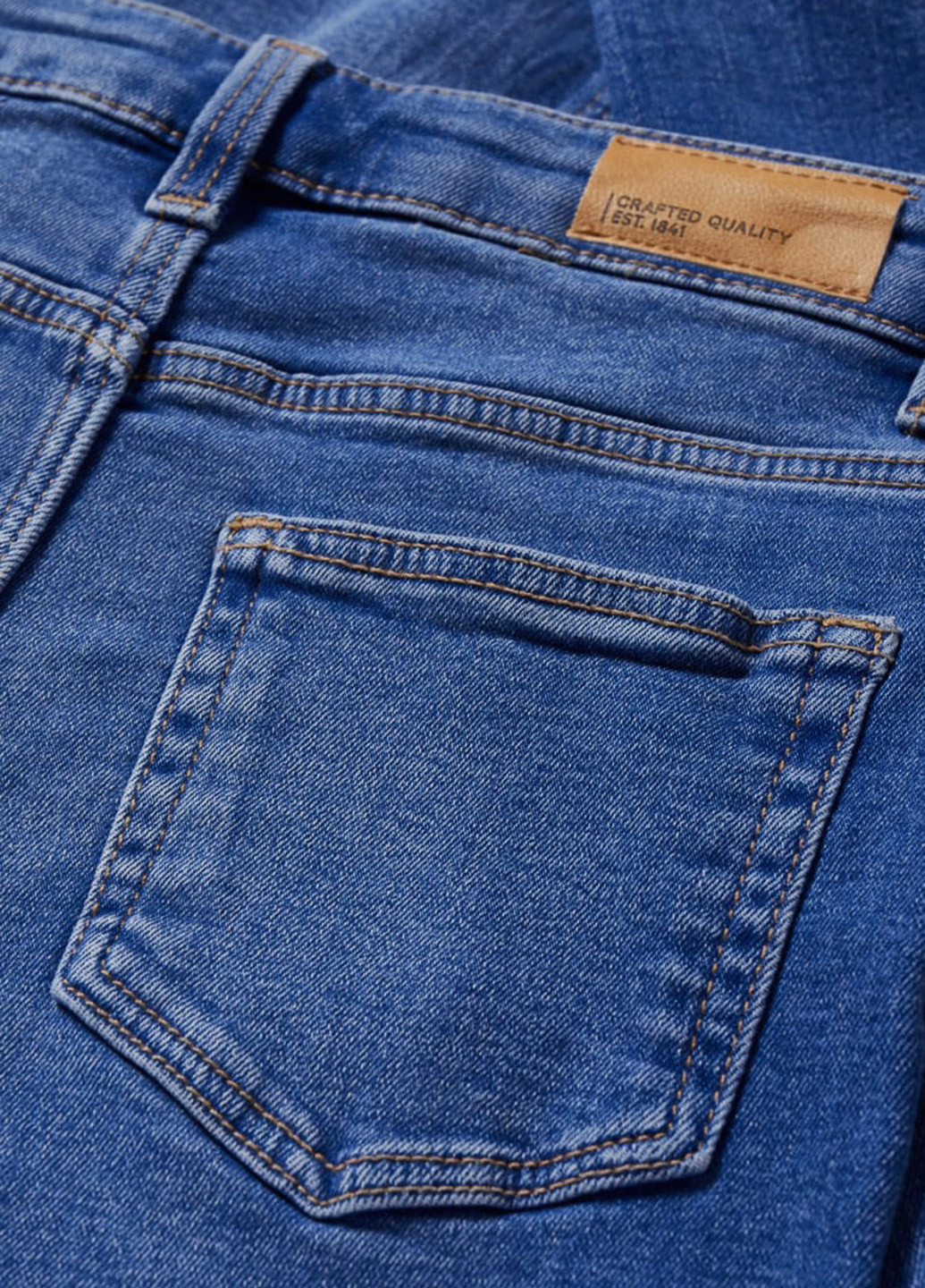 Голубые демисезонные зауженные джинсы C&A