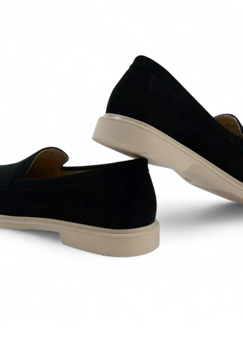 Anna Lucci Туфлі лофери чорний з натуральна замша, туреччина — демісезон (361427706)