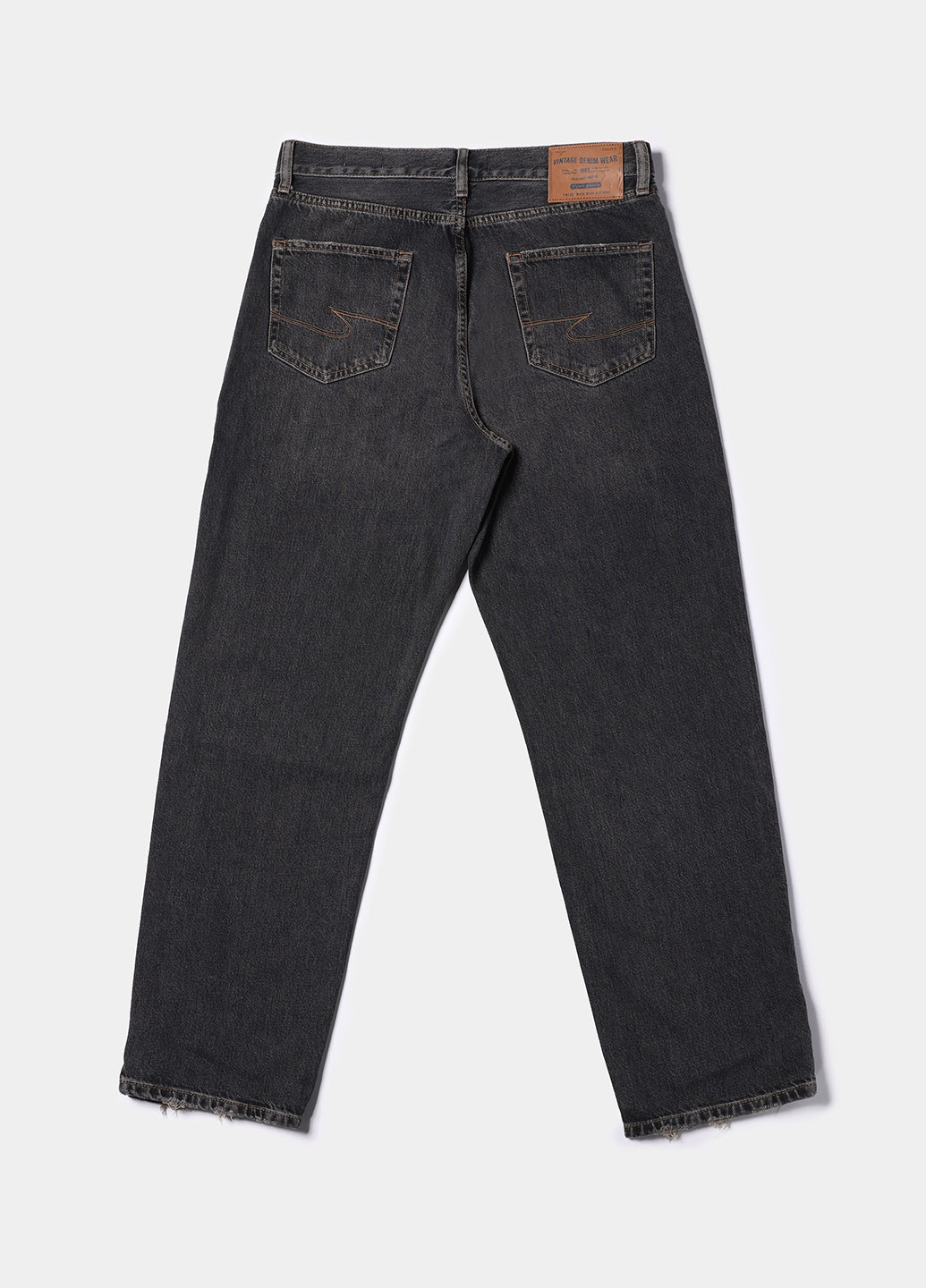 Черные демисезонные прямые джинсы Colin's