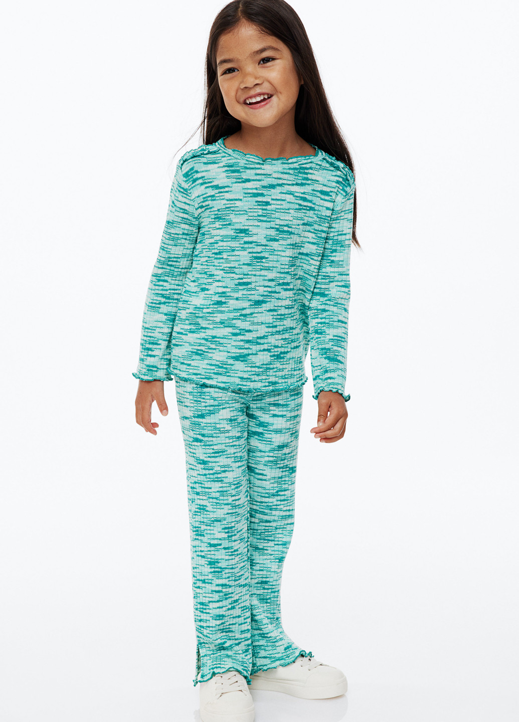 Зеленые демисезонные леггинсы H&M