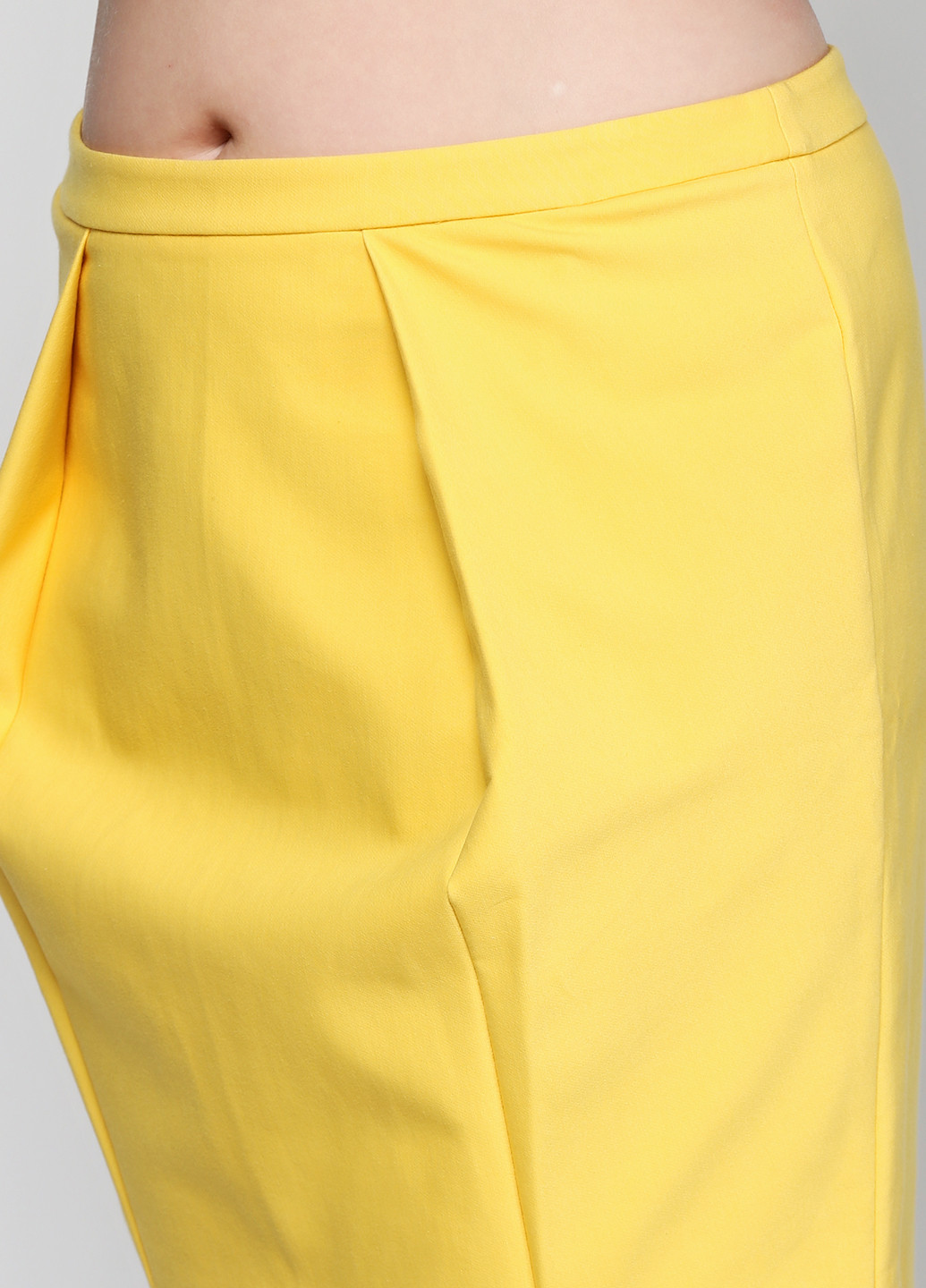 Желтая кэжуал однотонная юбка Jil Sander карандаш