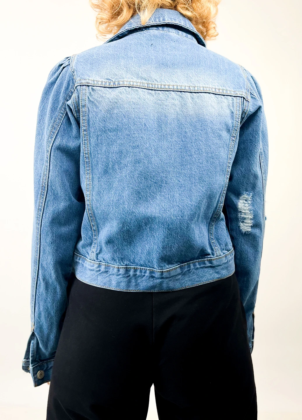 Синяя демисезонная куртка Boohoo