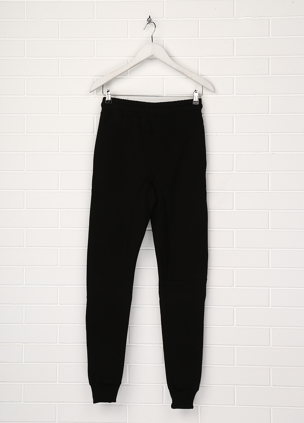Черные кэжуал демисезонные со средней талией брюки Just Hype