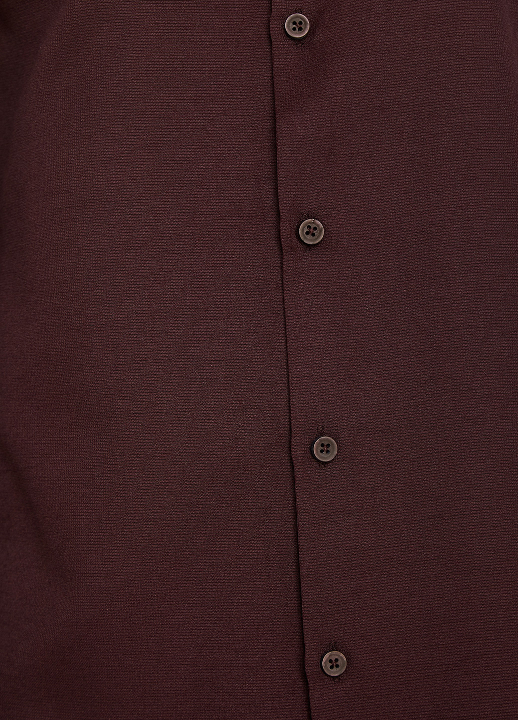 Темно-бордовая кэжуал рубашка однотонная KOTON