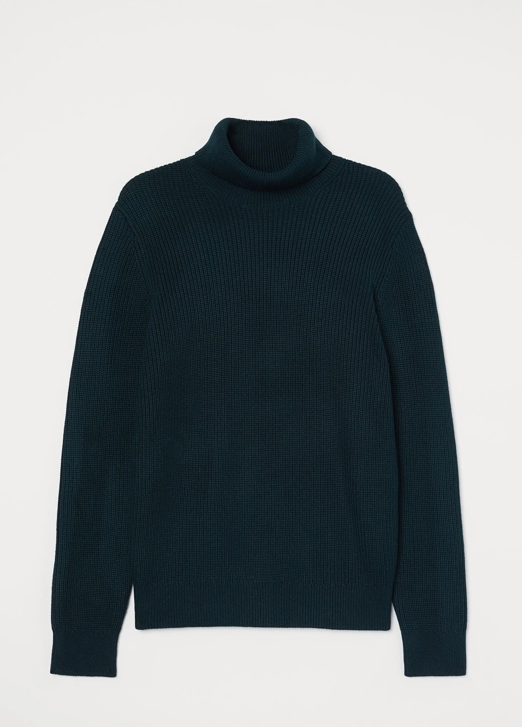 Темно-зеленый демисезонный свитер H&M