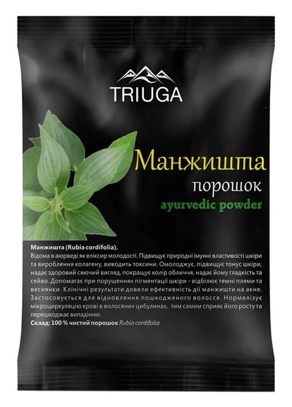 Порошок аюрведичний "Манжишта" Ayurvedic Powder Triuga Herbal (250116795)