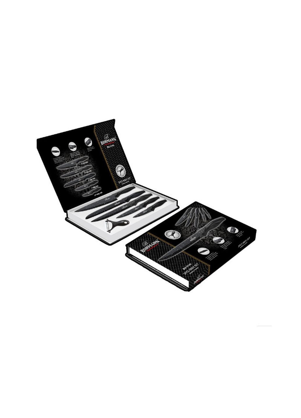 Набор ножей BH-5140 6 предметов Bohmann комбинированные,