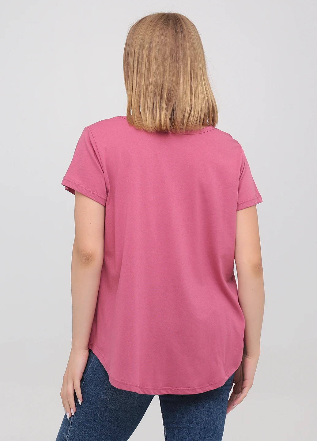 Темно-рожева літня футболка Studio 1886