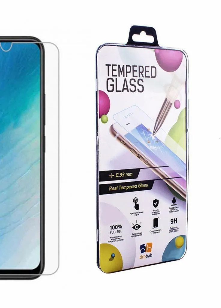 Скло захисне Vivo Y19 Tempered glass (222248) (222248) Drobak (203978540)