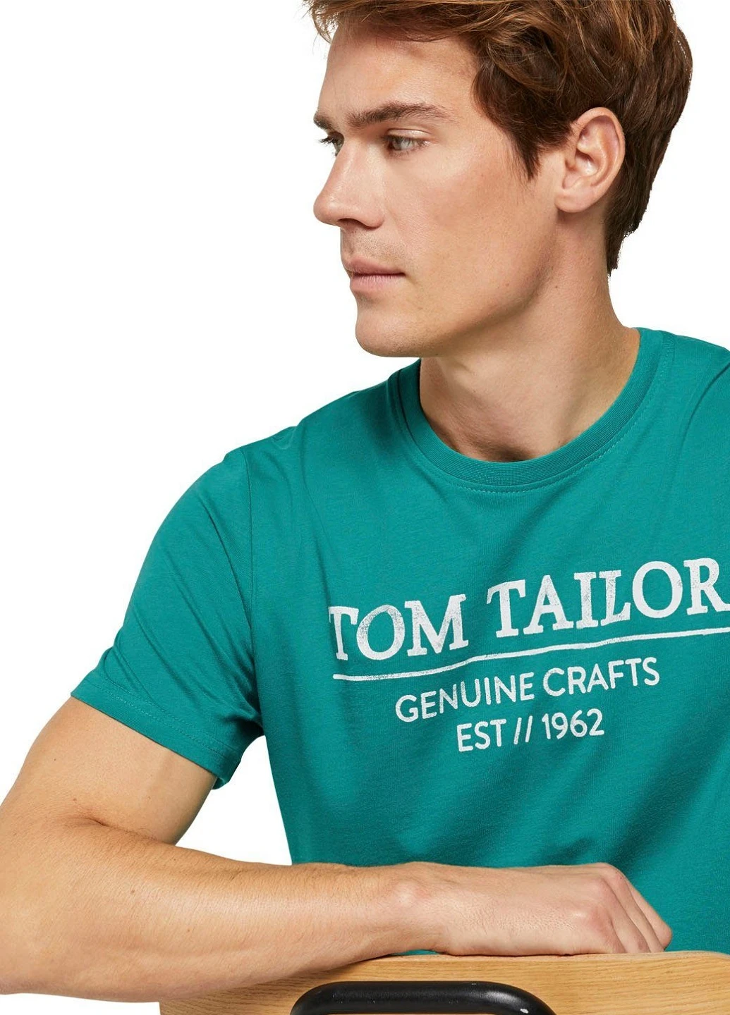 Зеленая футболка Tom Tailor