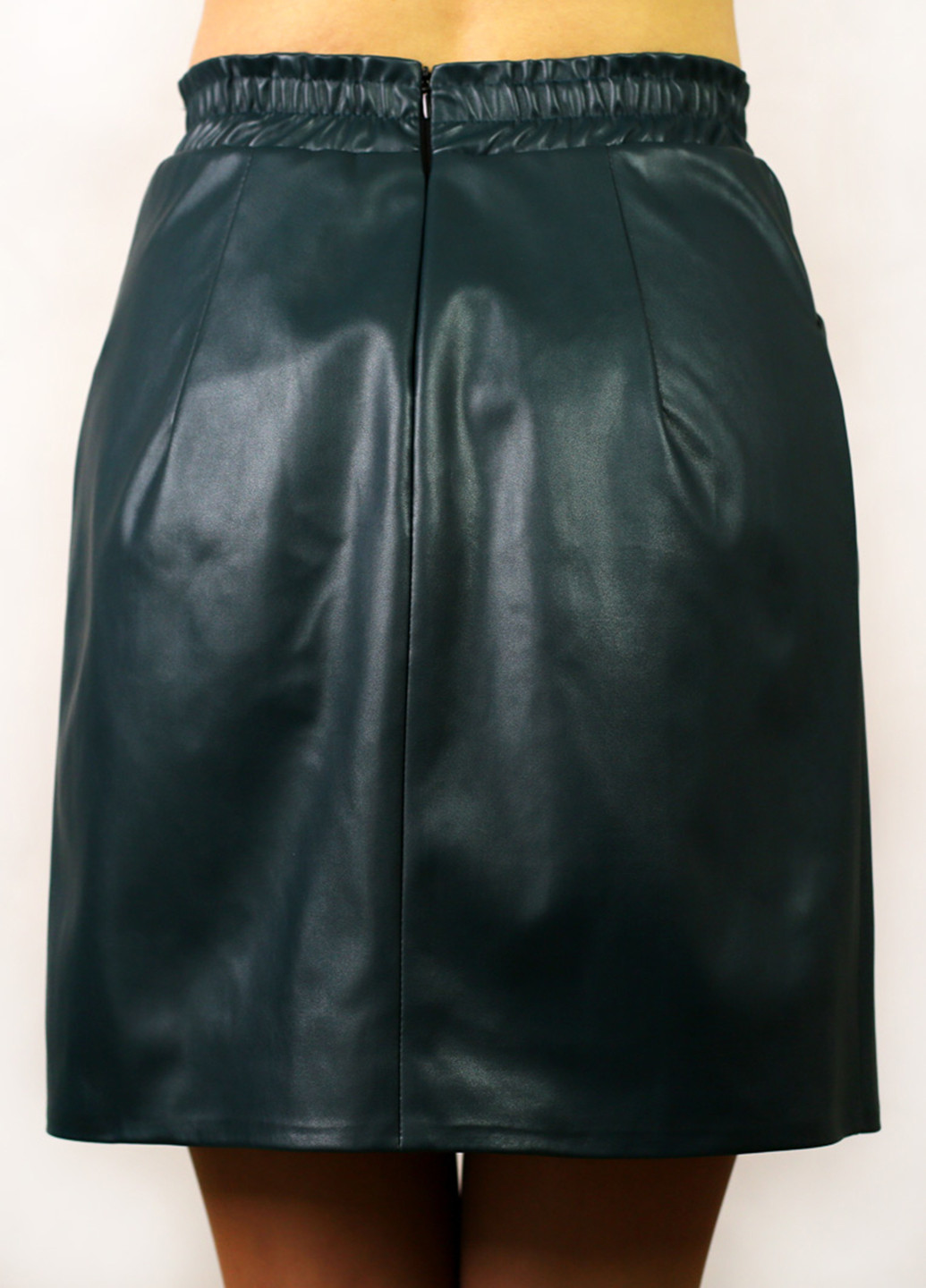Темно-зеленая кэжуал однотонная юбка Matkovska Design