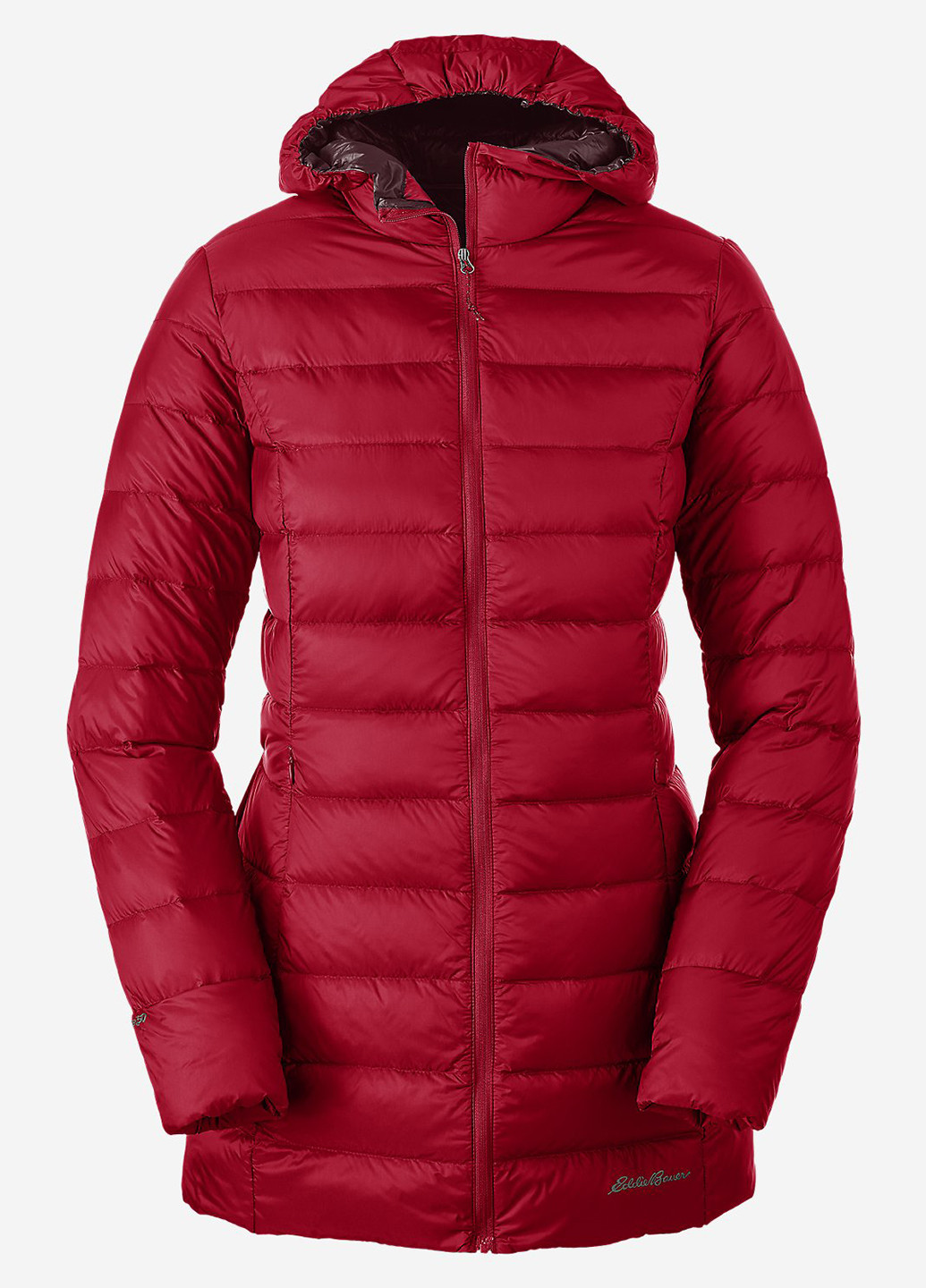 Красная зимняя куртка Eddie Bauer