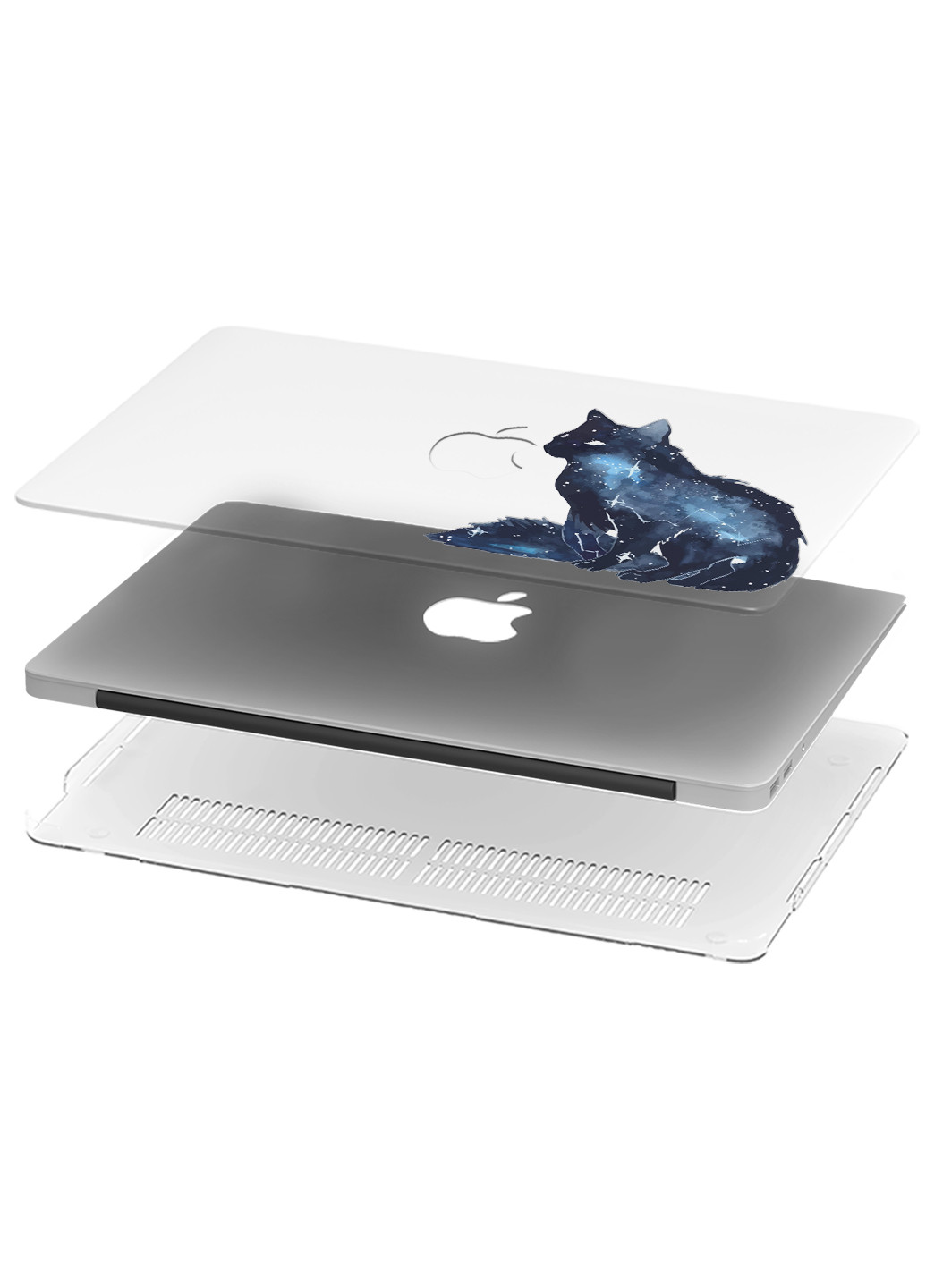 Чехол пластиковый для Apple MacBook Air 13 A1466 / A1369 Кошка (cat) (6351-1758) MobiPrint (218524994)