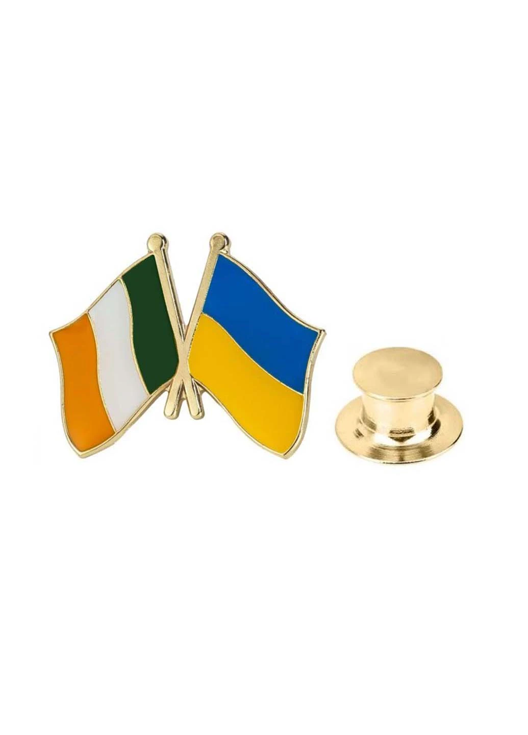Значок Флаг Ирландия-Украина Broshe (254460350)