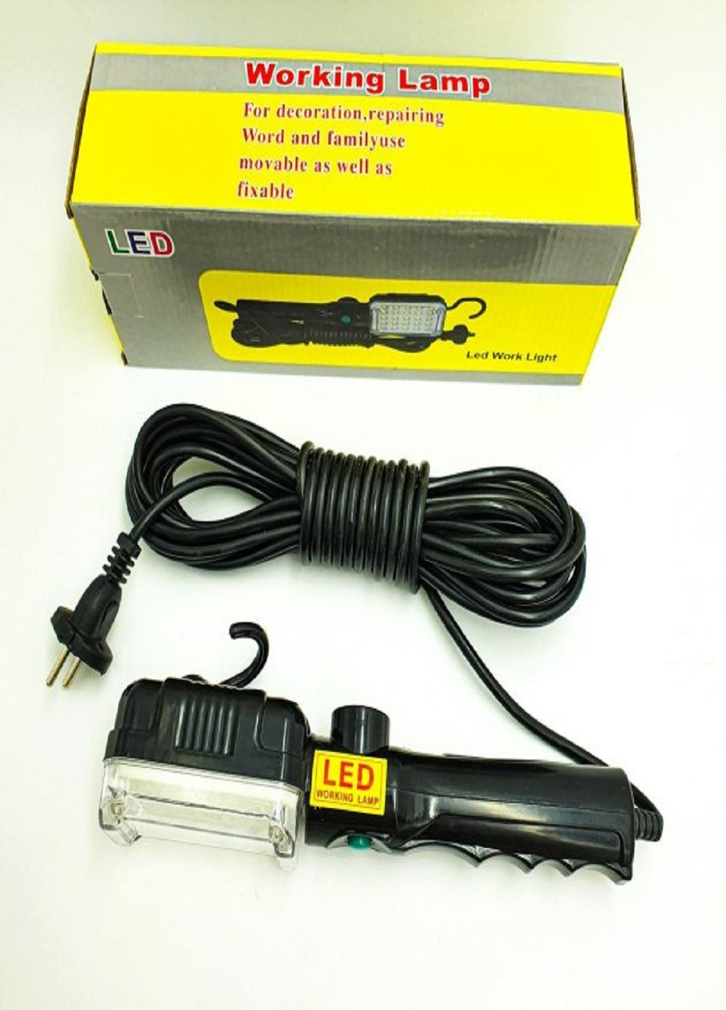 Автомобільна світлодіодна 25 LED лампа з магнітом та гачком 7215 MAXLEND (253455520)