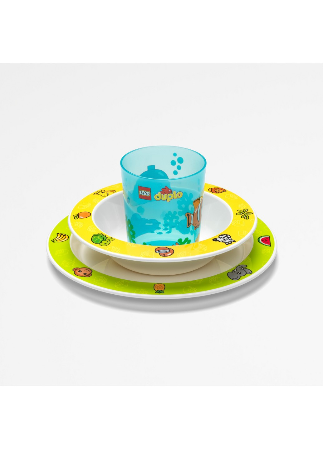 Набор детской пластиковой посуды Duplo 3 предмета Lego (255272867)
