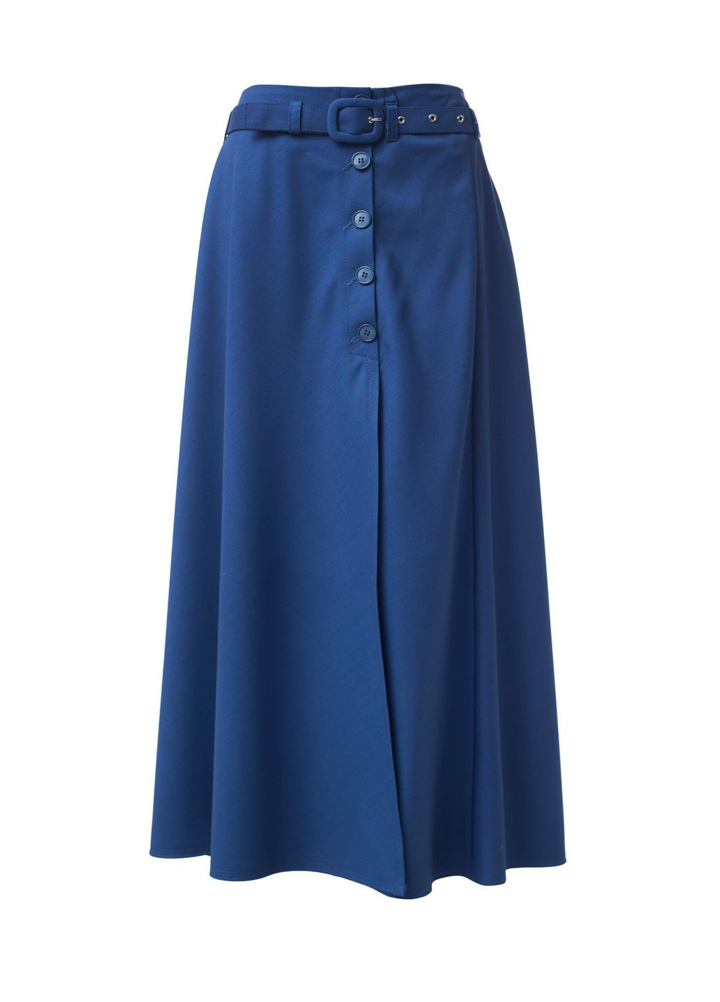 Синяя кэжуал однотонная юбка MiNiMax
