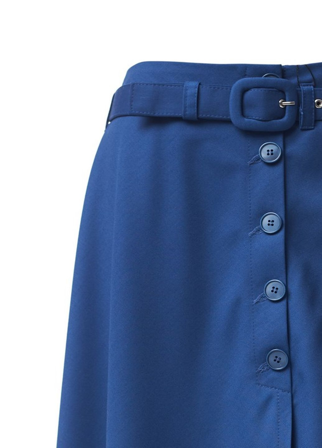 Синяя кэжуал однотонная юбка MiNiMax