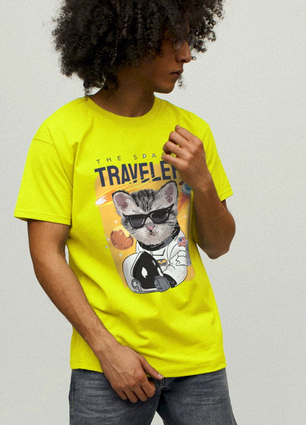 Жовта футболка чоловіча YAPPI