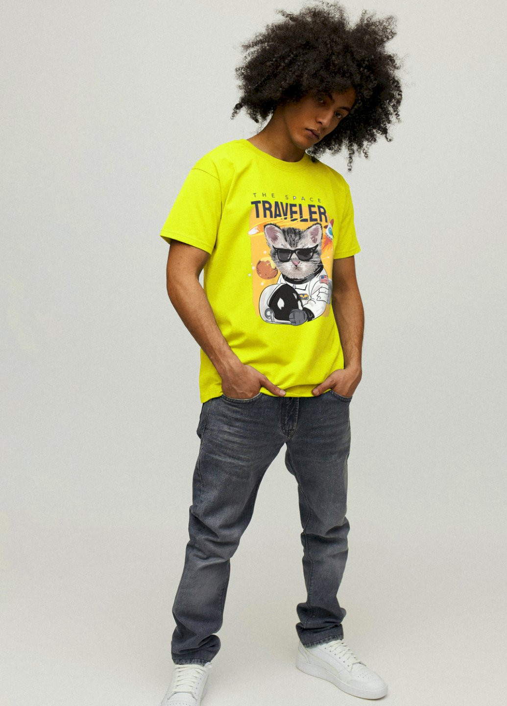 Жовта футболка чоловіча YAPPI