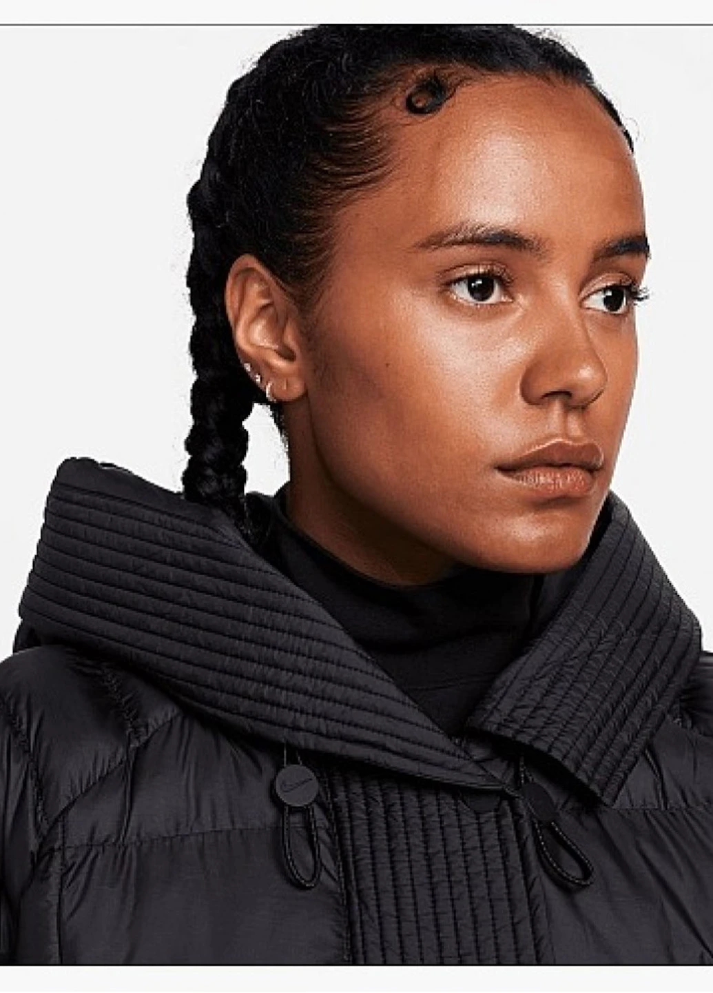 Черная демисезонная куртка Nike W NSW ESSNTL PRIMA PUFFER