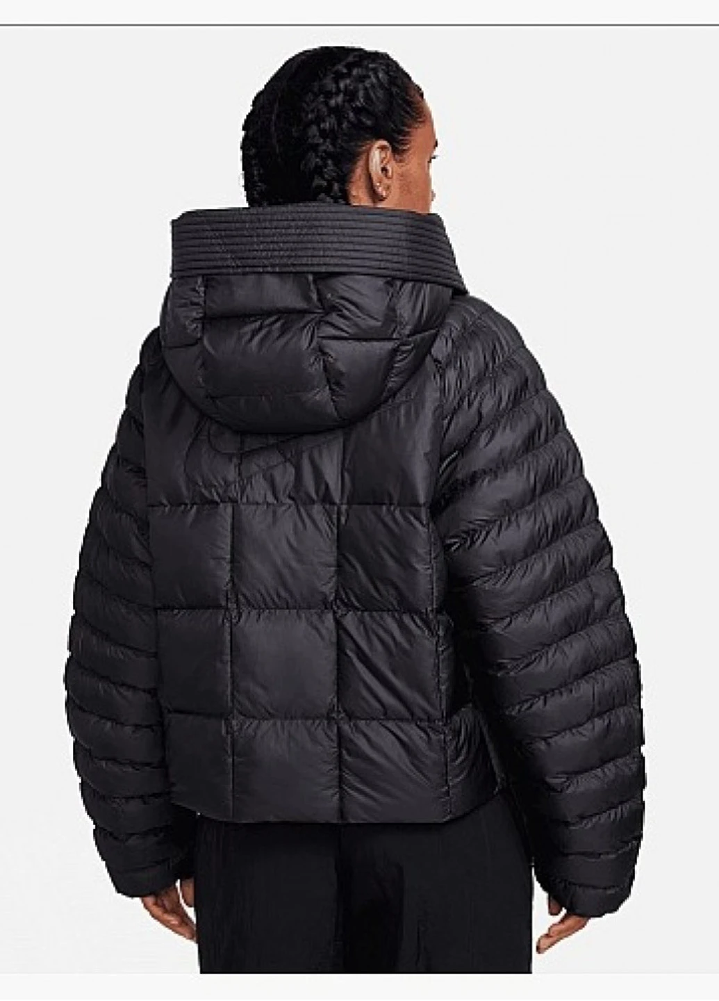 Черная демисезонная куртка Nike W NSW ESSNTL PRIMA PUFFER