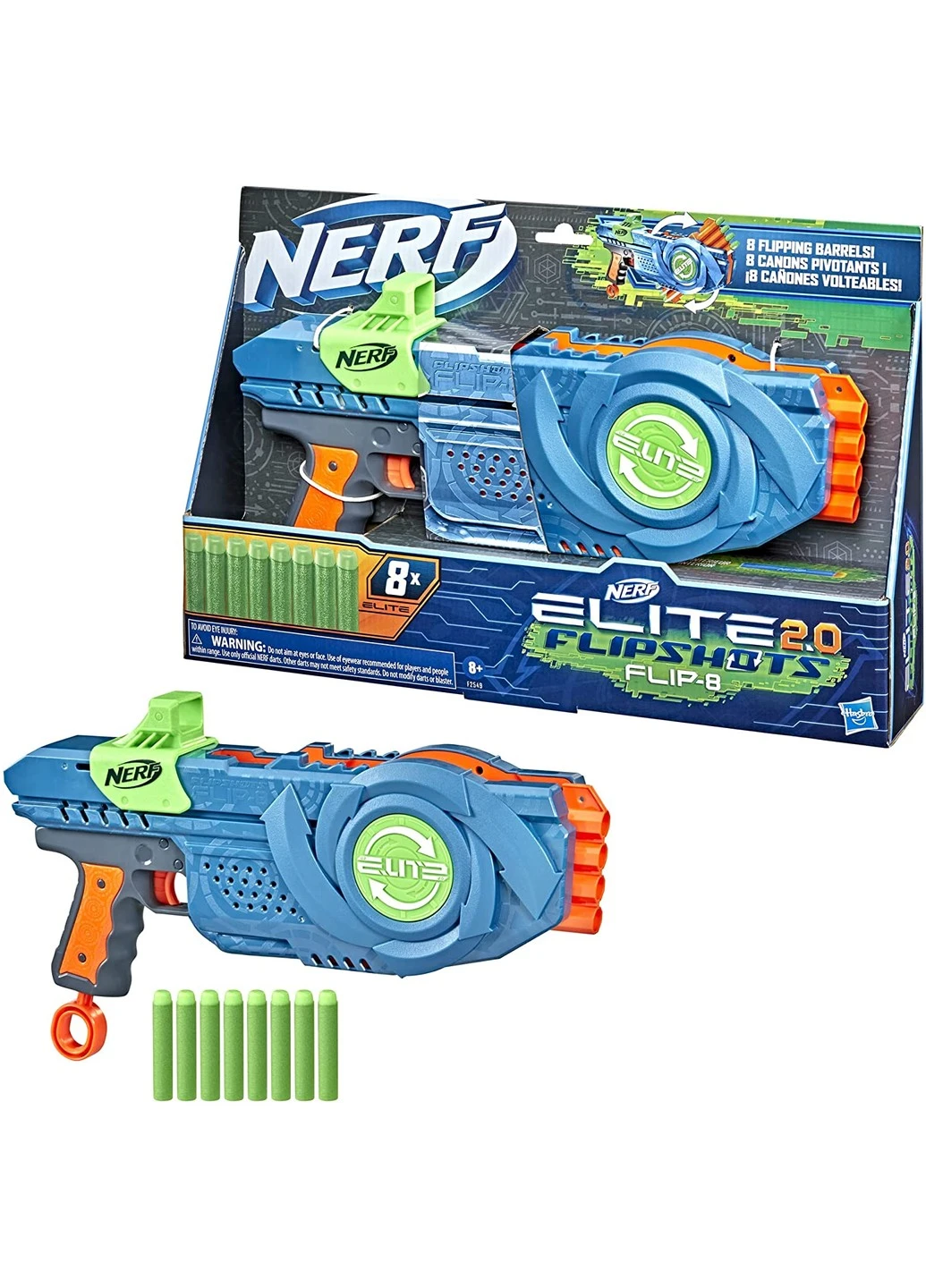 Бластер Elite 2.0 Flipshots Flip-8 (F2549) Nerf (255254488)
