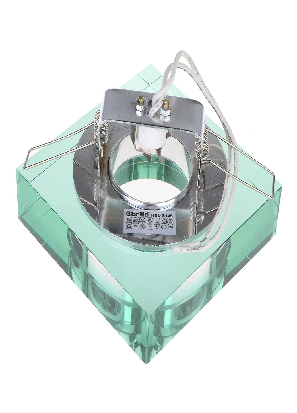 HDL-G145 Green Crystal світильник точковий декоративний Brille (185912450)