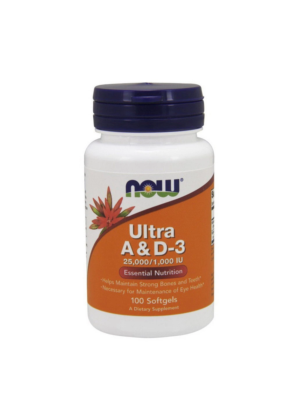 Комплекс вітамінів Ultra A & D-3 (100 капс) нау фудс Now Foods (255409760)