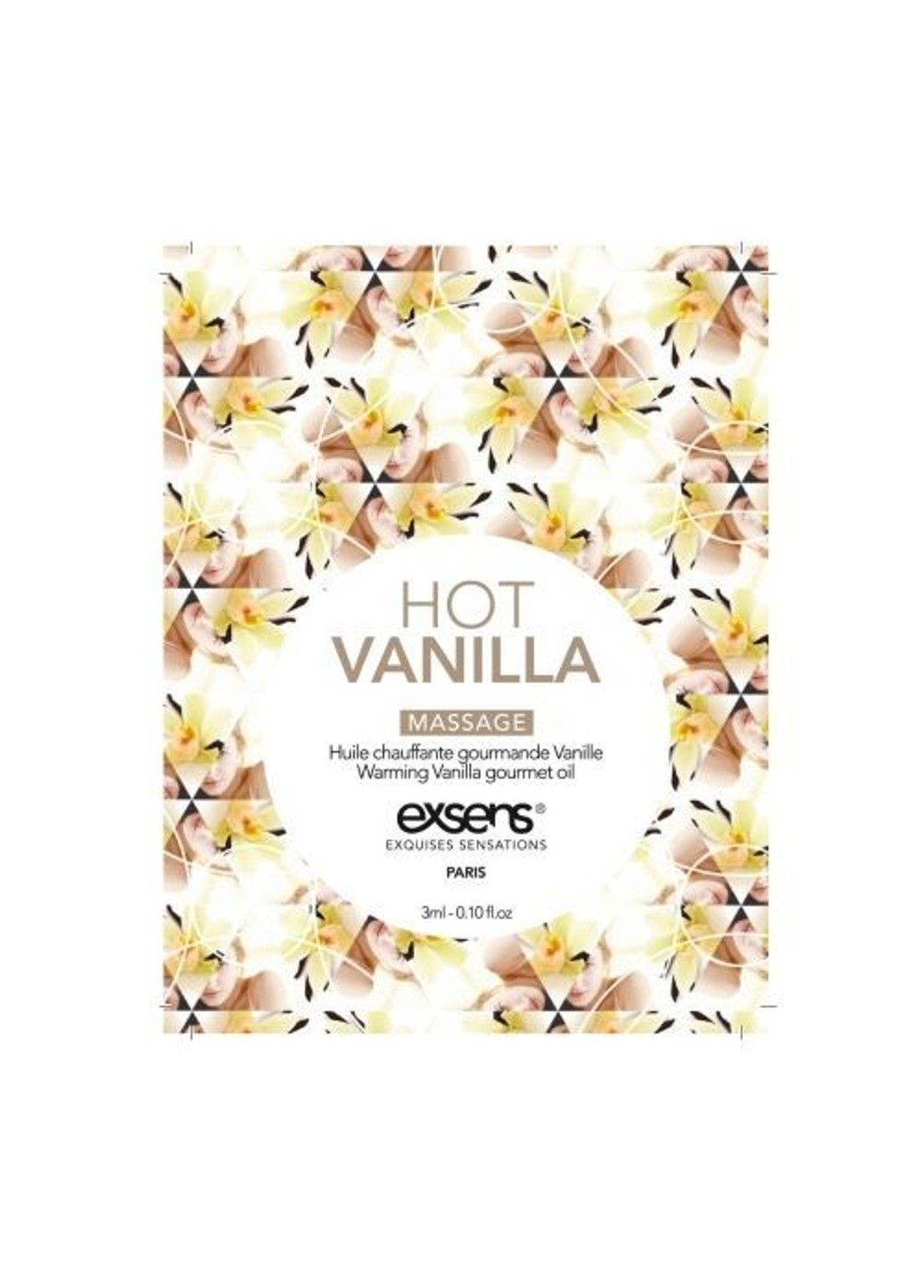 Пробник масажного масла Hot Vanilla 3мл Exsens (252607100)
