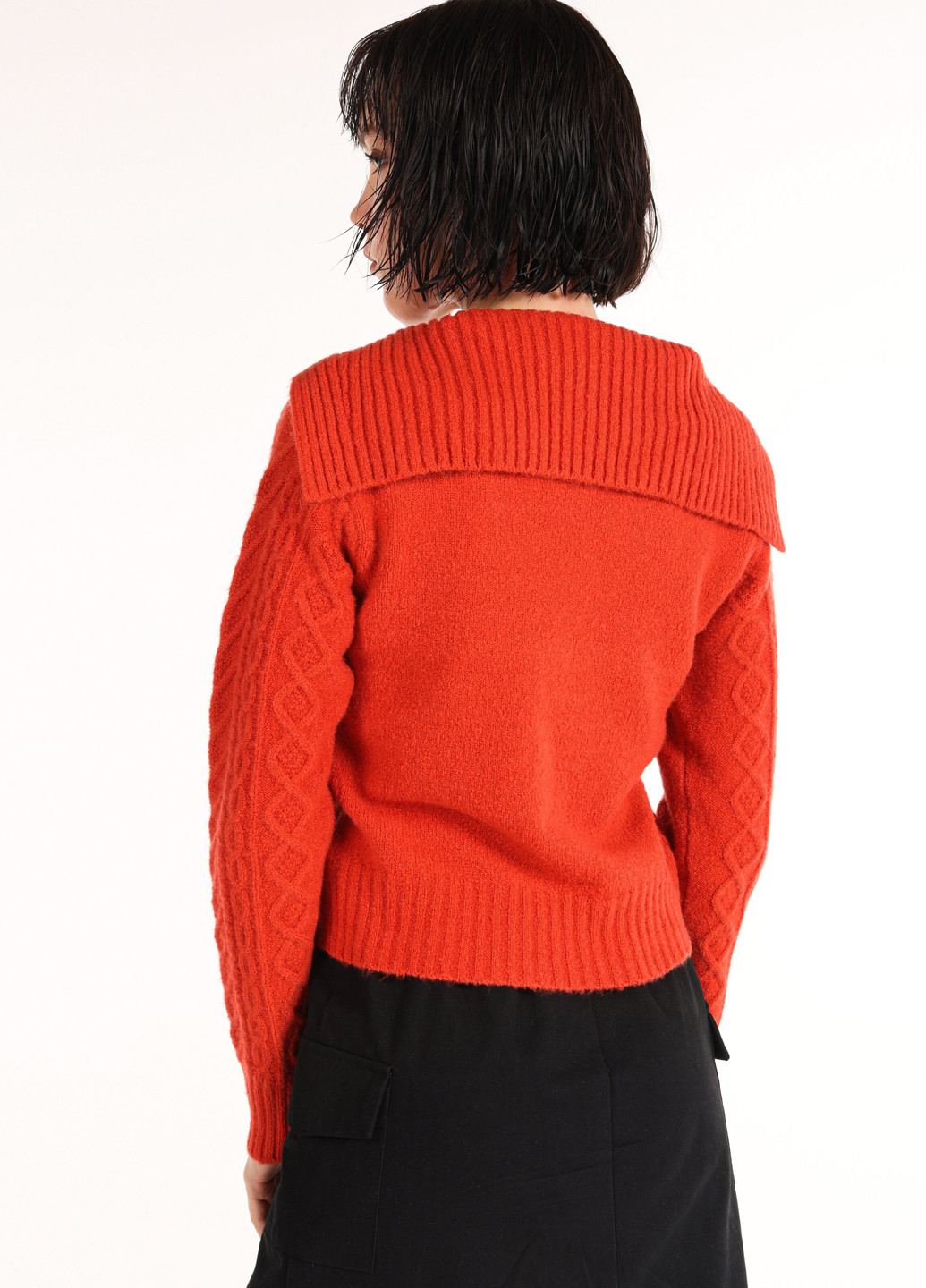 Красный демисезонный свитер Colin's