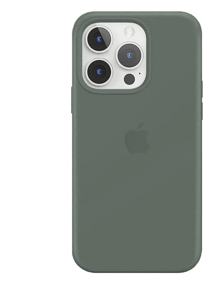 Силиконовый Чехол Накладка Silicone Case для iPhone 13 Pro Max Pine Green No Brand (254091485)