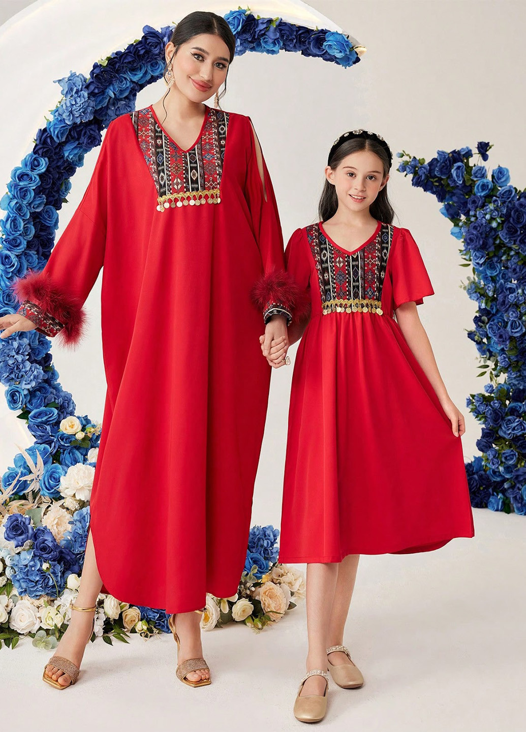 Красное платье SHEIN (324028389)