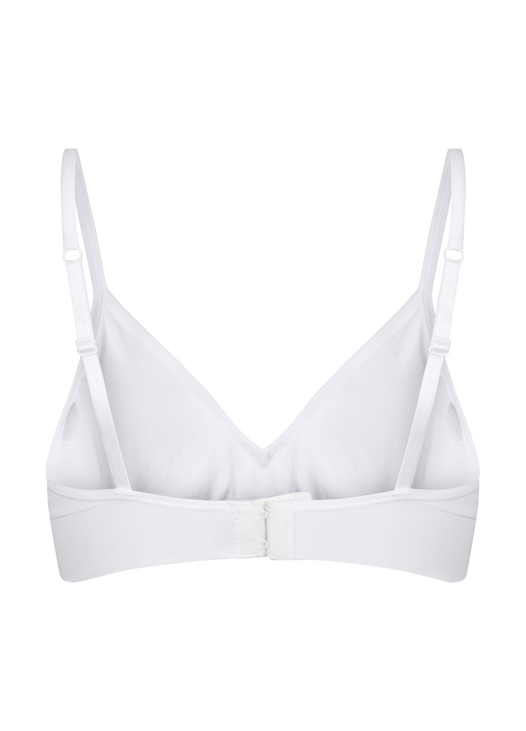 Белый брасьер бюстгальтер Lee без косточек полиэстер