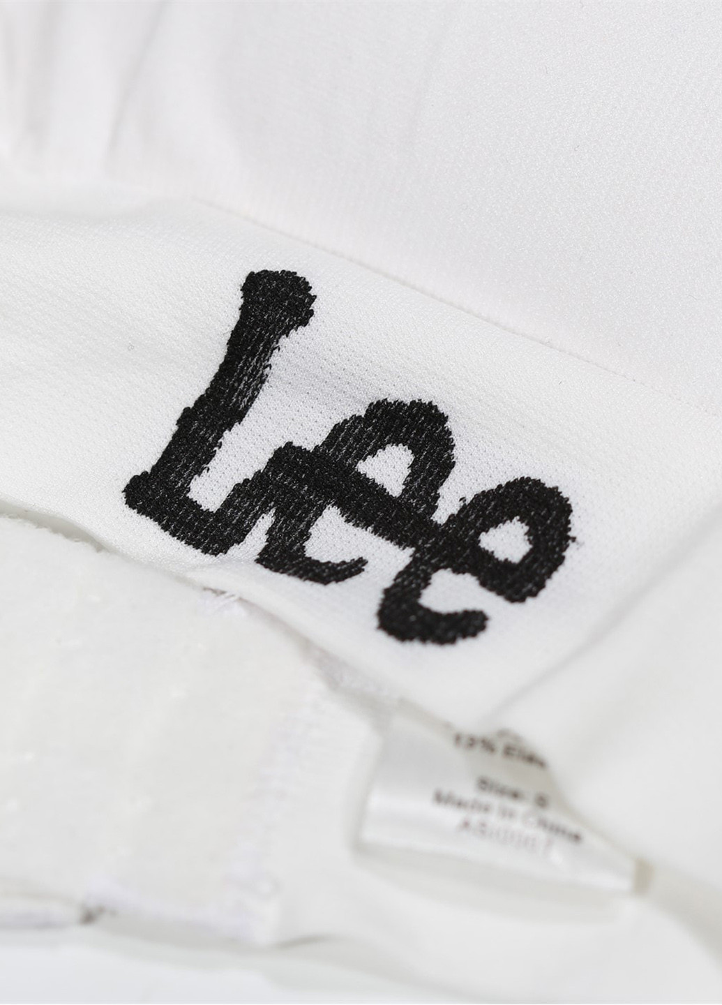 Белый брасьер бюстгальтер Lee без косточек полиэстер