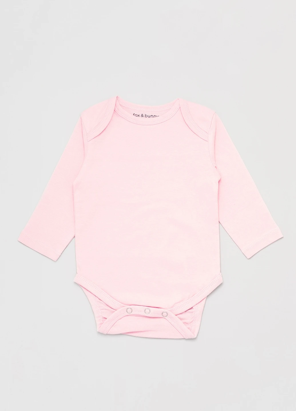 Боди с длинным рукавом 80 см розовый No Brand (251718742)