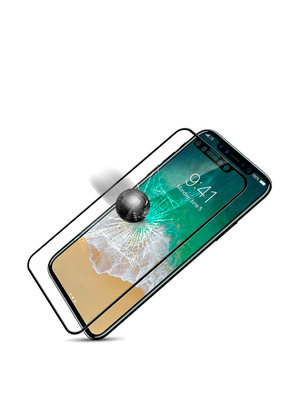 Стекло защитное 3D для iPhone X/Xs/11 Pro CAA (79992026)