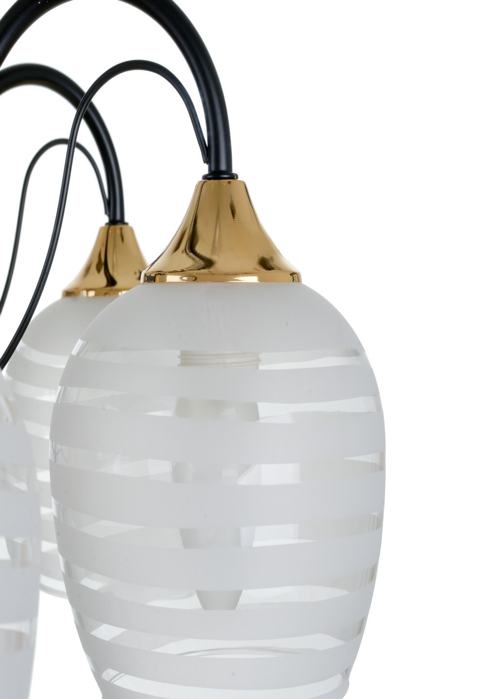 Люстра LK-676S/8 E27 BK+FG Brille (186799997)