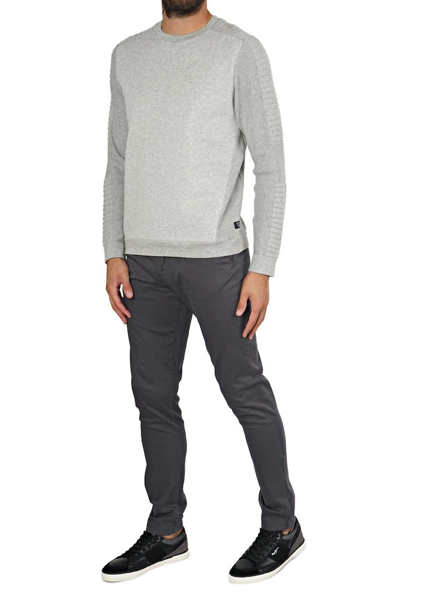 Сірий демісезонний светр JACK&JONES