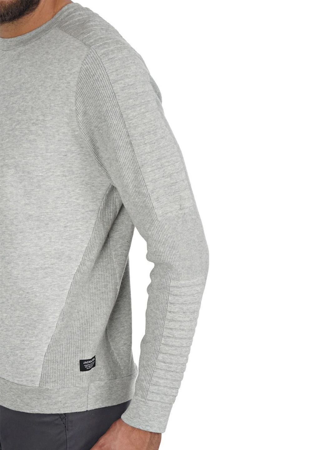 Сірий демісезонний светр JACK&JONES