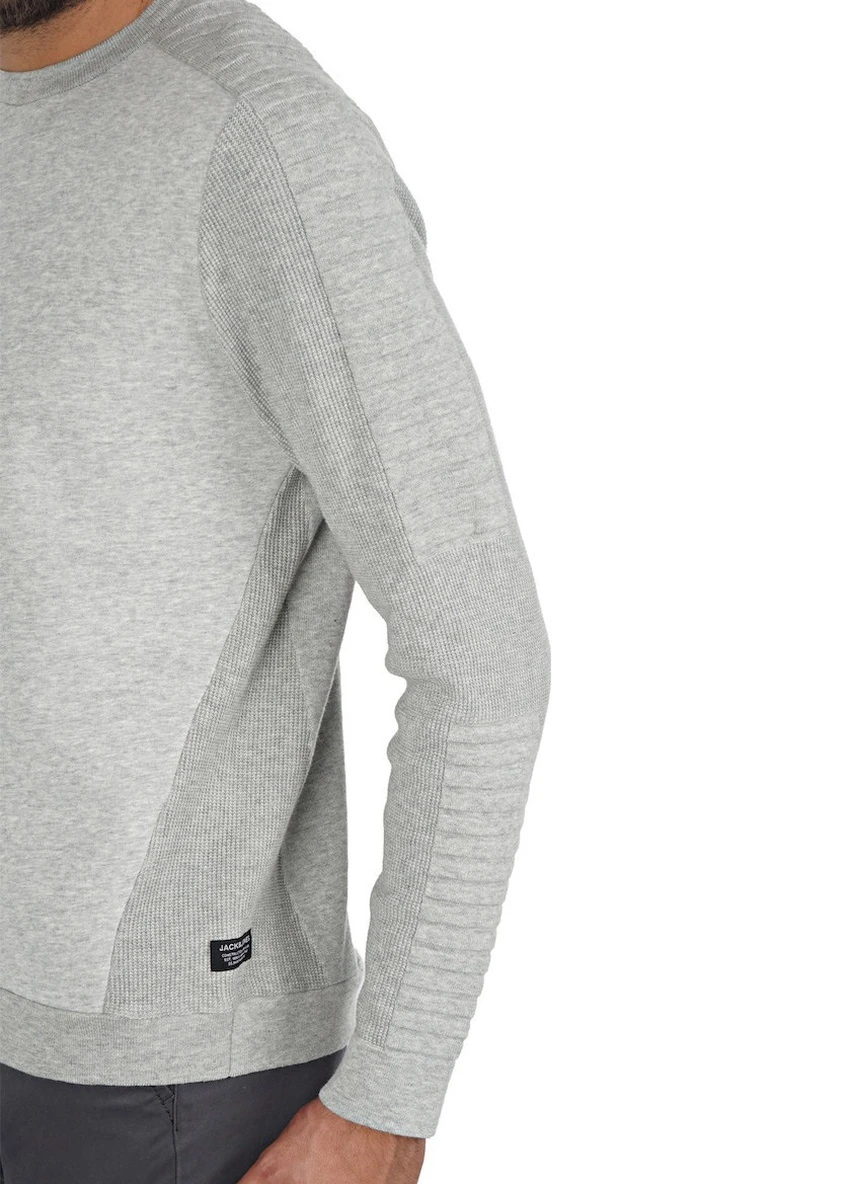 Сірий демісезонний светр JACK&JONES