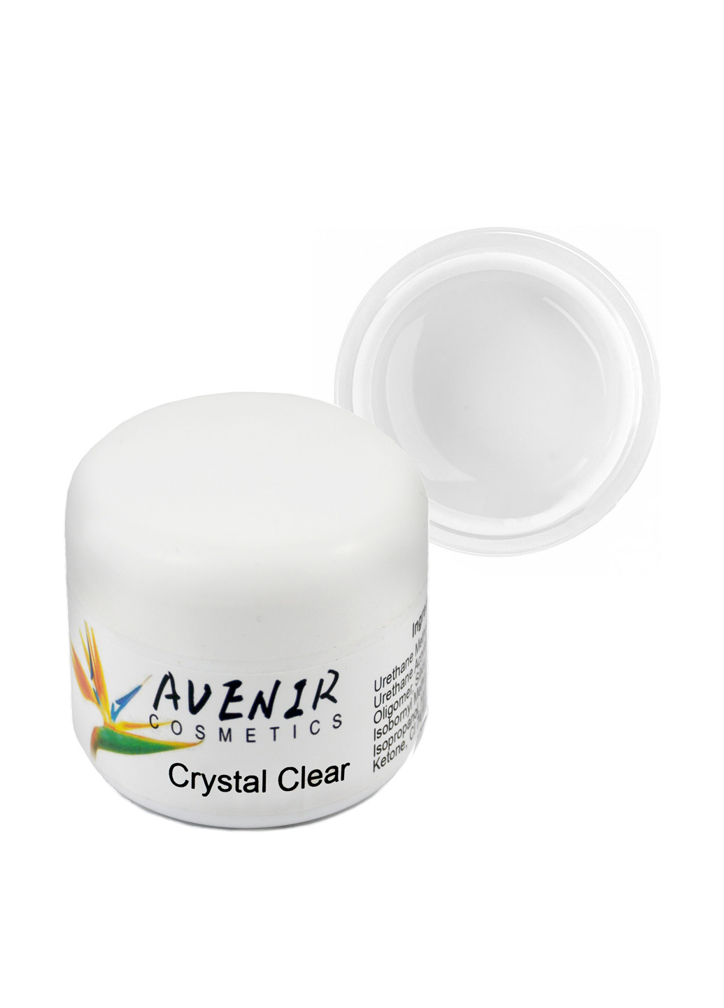 Гель для наращивания Crystal Clear, 50 мл AVENIR Cosmetics (119945316)