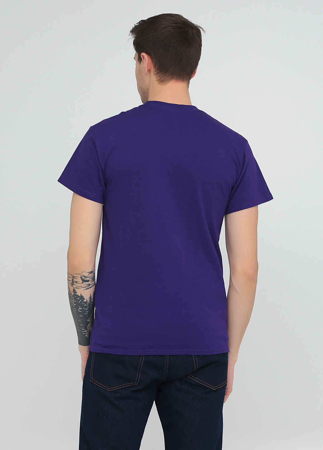 Фіолетова футболка Gildan