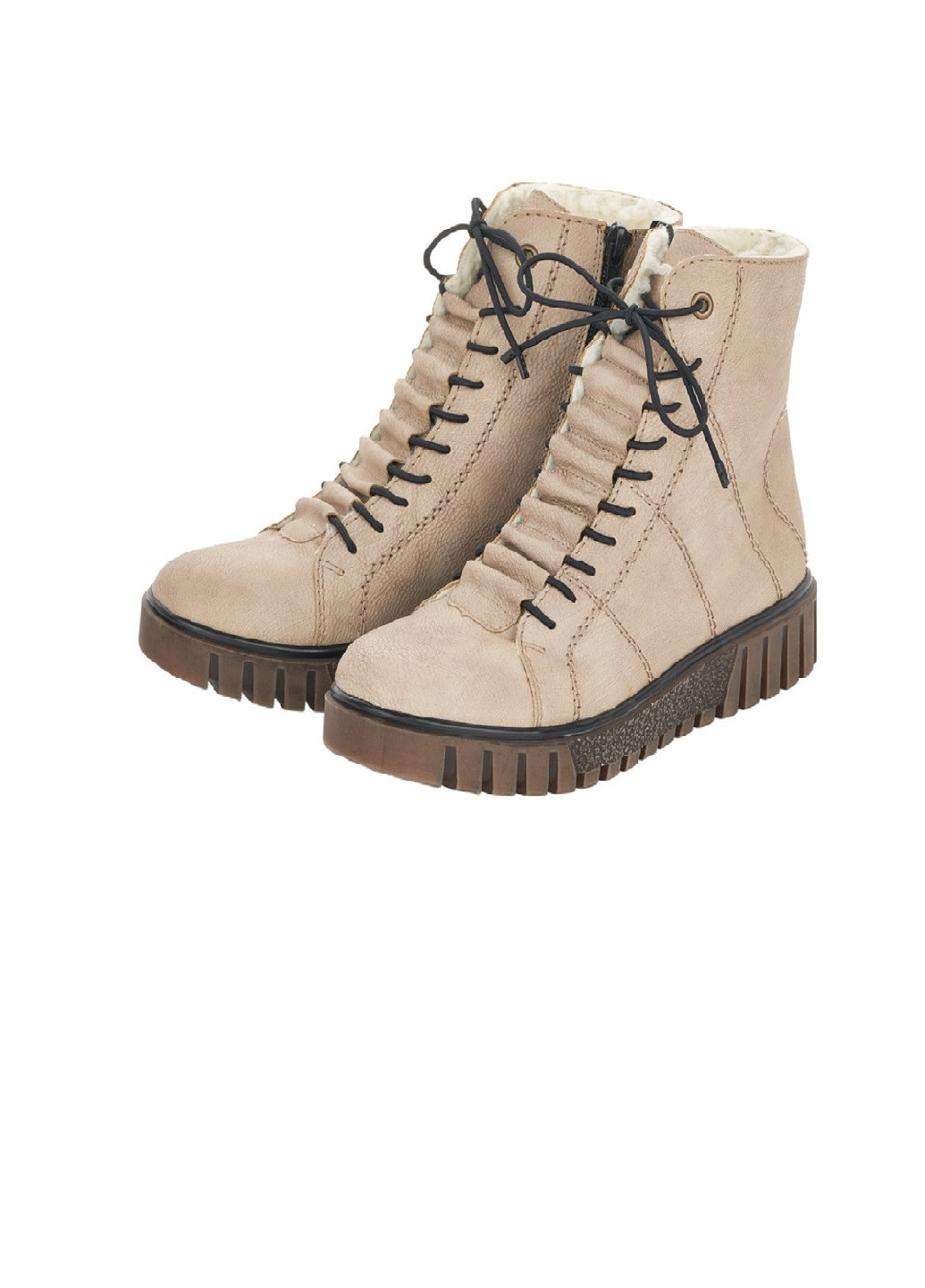 Осенние ботинки Rieker из искусственной кожи