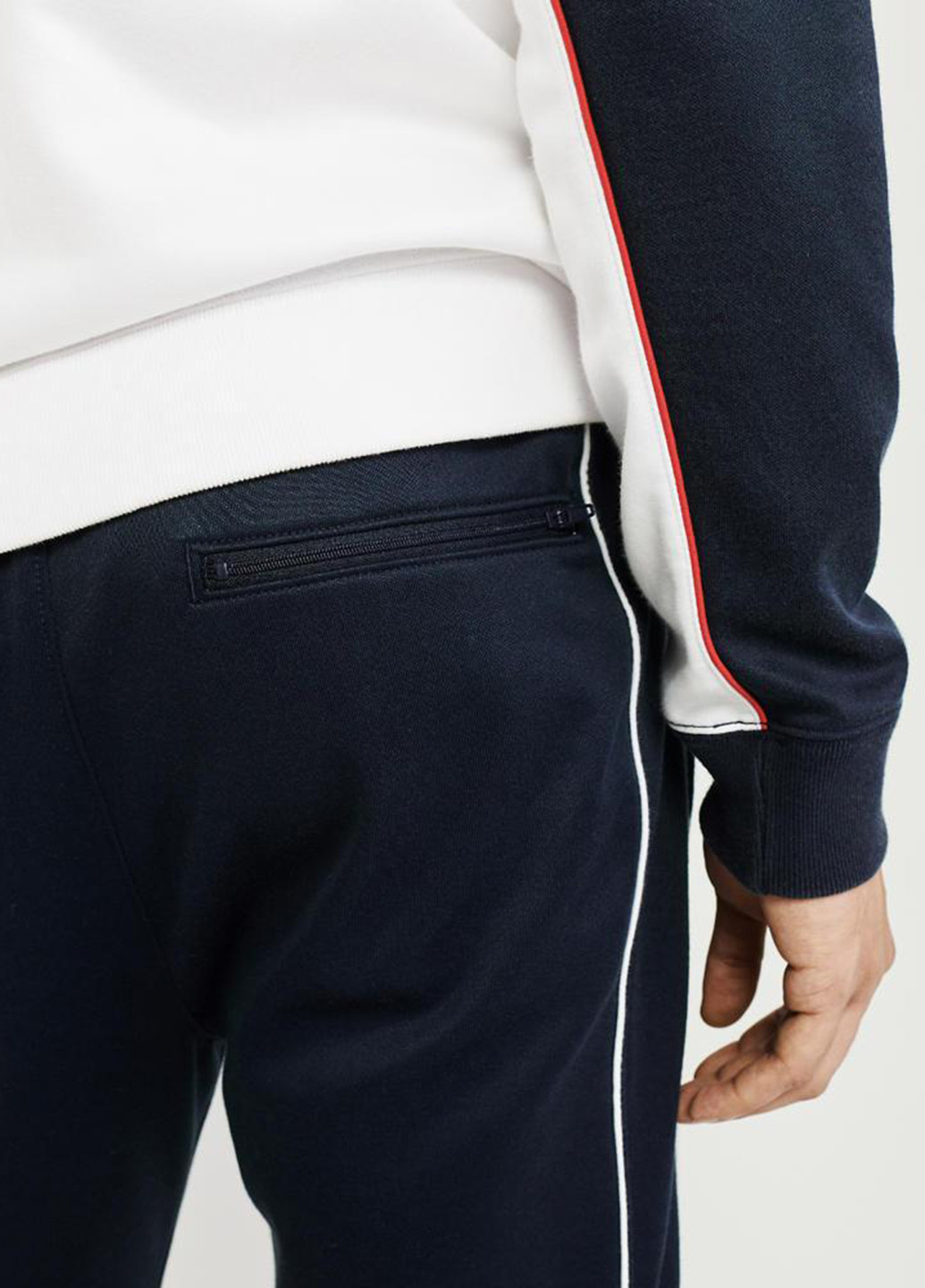 Темно-синие спортивные демисезонные джоггеры брюки Abercrombie & Fitch