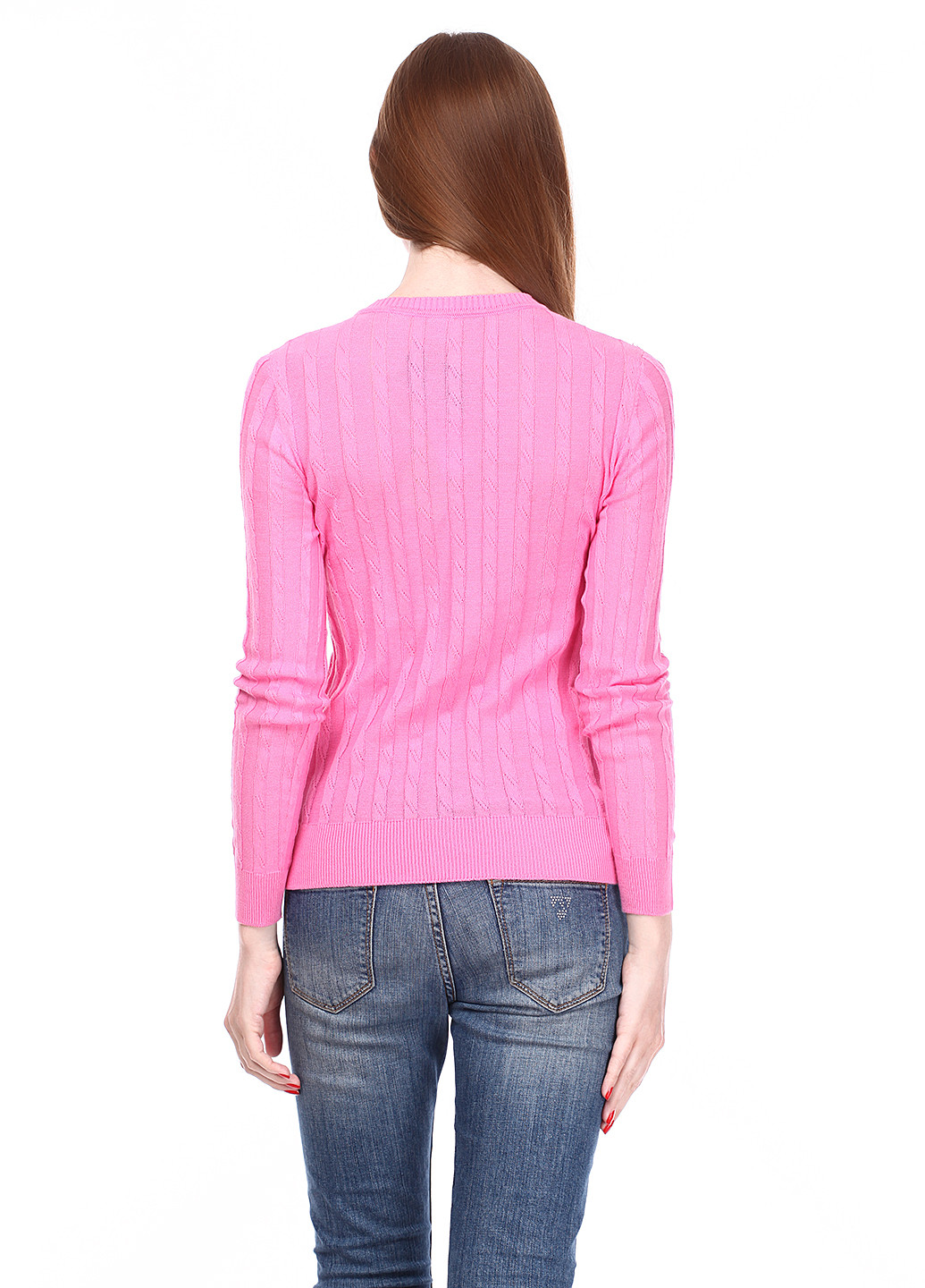 Розовый демисезонный пуловер пуловер Folgore Milano