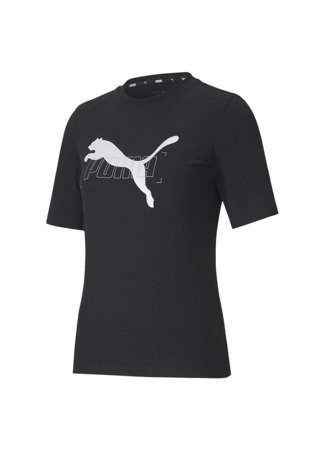Чорна всесезон футболка nu-tility tee Puma