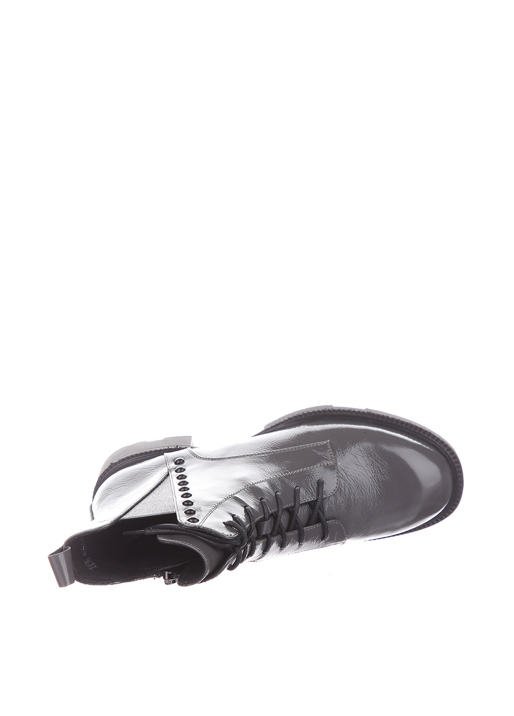 Осенние ботинки Blizzarini с заклепками, лаковые, со шнуровкой