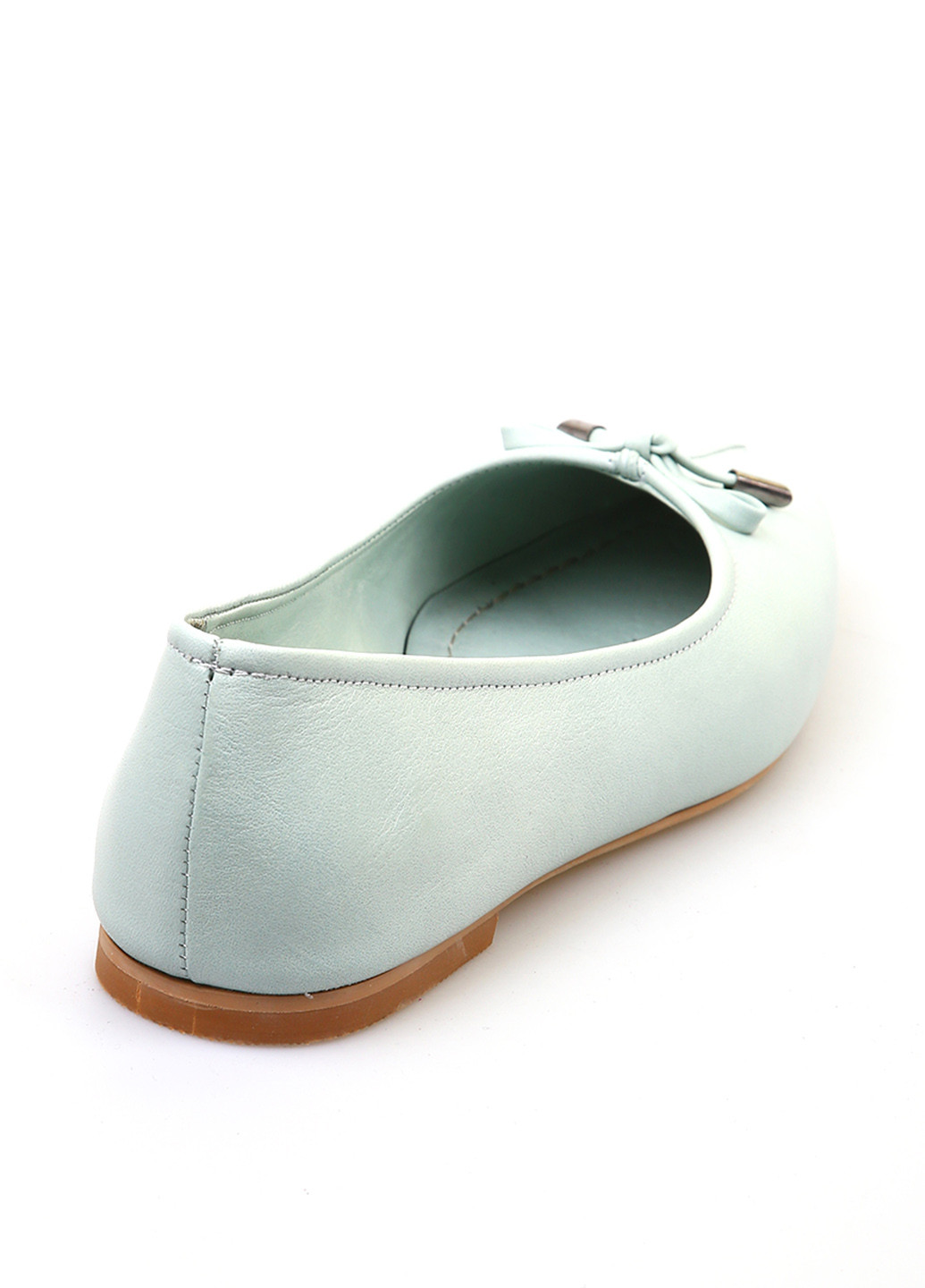 Женские балетки Anna Lucci | мятные однотонные бант натуральная кожа (343082554)