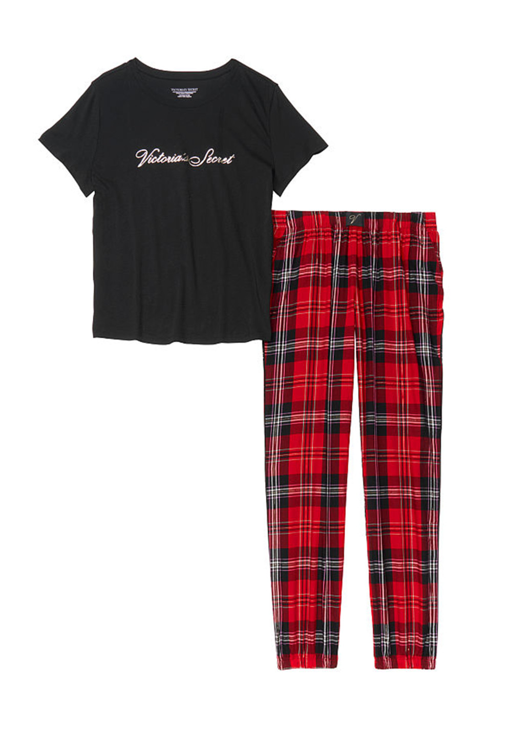Комбинированная всесезон пижама (футболка, шорты) футболка + брюки Victoria's Secret